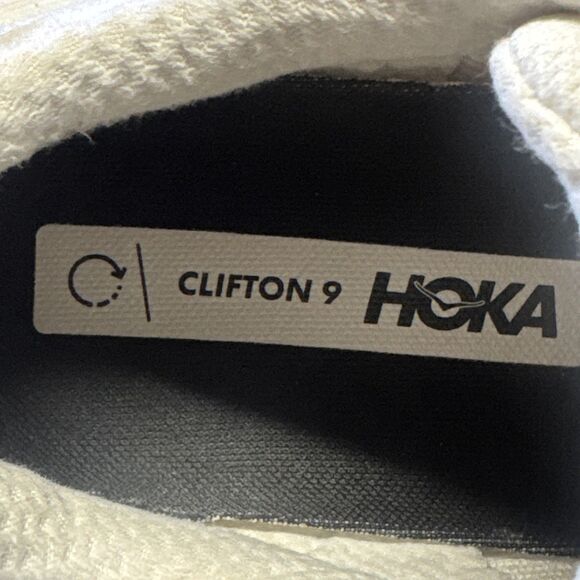 HOKA ONE ONE Clifton 9 Wide Lace-Up White Low Top Men/ Women  Sneaker main image 10